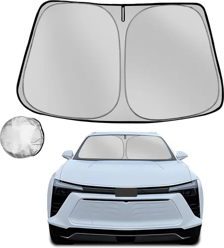 Vista 31 de [Usado] Parasol para parabrisas Che-vrolet/Chevy Silverado 1999-2006 plegable para ventana delantera de automóvil, bloquea los rayos UV y el calor