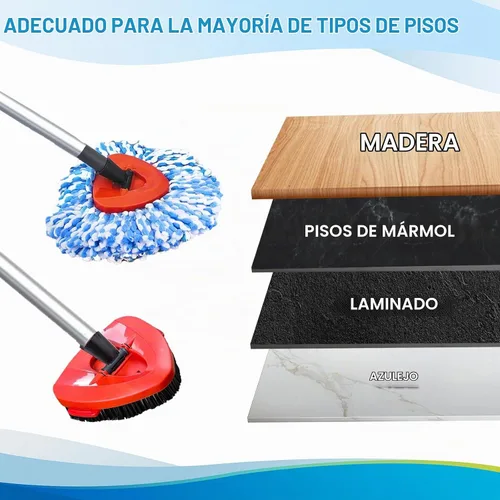 Vista 7 de Paquete de 8 cabezales de repuesto para fregona giratoria O Cedar Rinseclean 2 Tank System Microfiber 100% Reusable Mop Refills, 6 Mop Heads, 1