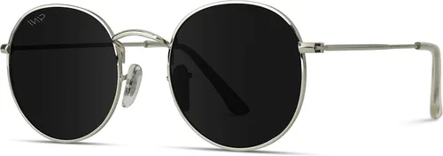 Vista 3 de Wearme Pro modernos lentes de sol con lente redondo reflectante
