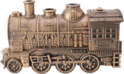 Vista 4 de Humidificador en forma de tren, humidificadores para dormitorio, humidificador de luz nocturna, 10.1 fl oz de doble salida de fragancia, difusor