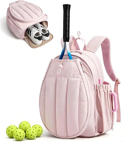 Vista 9 de Pickleball Backpack, Large Sports Bag with Shoe Compartment, for Men and Women