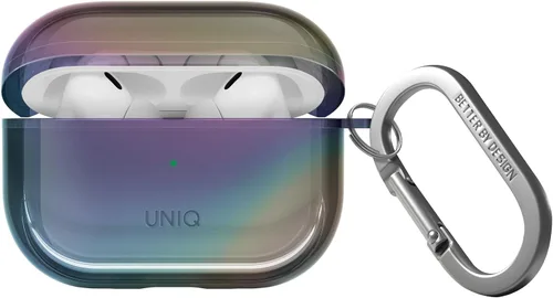 Vista 4 de UNIQ IRIDESCIA Airpods Pro 2 Funda transparente de cuarzo Holo (cuarzo holo)