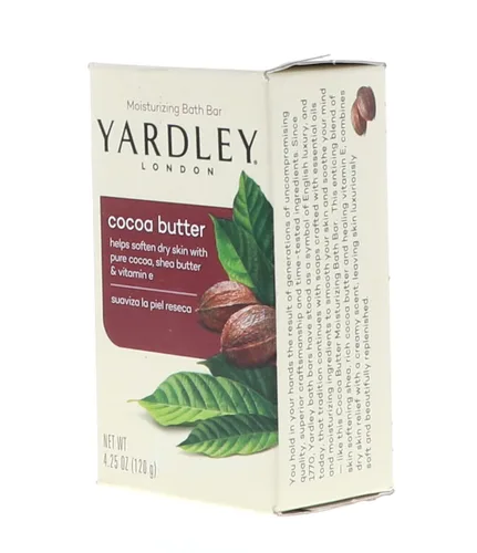 Vista 2 de Yardley Barra de baño de manteca de cacao 4 oz (paquete de 2)