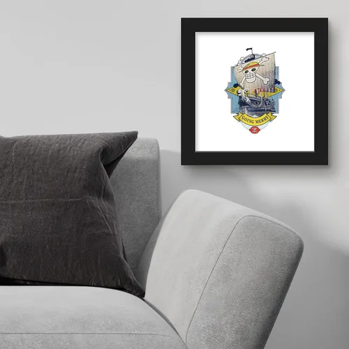 Vista 3 de Trends International Gallery Pops Netflix One Piece - Póster gráfico de pared con texto "Going Merry Ship", 12.00 x 12.00 pulgadas, versión de marco