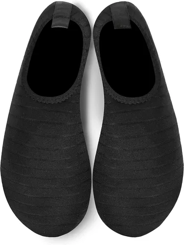 Vista 4 de Zapatos de agua para mujeres y hombres, calcetines acuáticos de secado rápido para verano, para playa, natación, surf, yoga