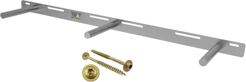 Vista 11 de Slimline - Soporte flotante de 12 pulgadas, capacidad de peso de 150 libras, soporta estantes flotantes montados en la pared de 1.5 pulgadas