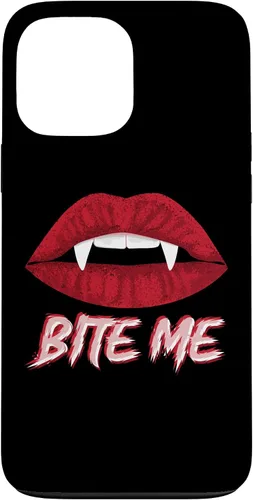 Vista 24 de Bite Me Vampire Fangs DIY Halloween for Aspiring Dracula Case for iPhone 17