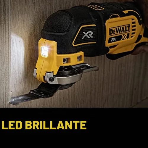 Vista 5 de DEWALT Multiherramienta oscilante Max XR de 20 V, velocidad variable, solo herramienta (DCS356B) y kit combinado de taladro inalámbrico DEWALT 20V