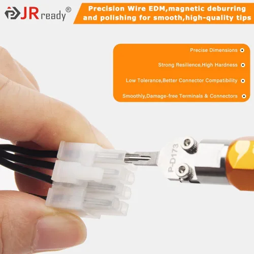 Vista 5 de JRready ST5281 2PCS P-D173 Puntas de repuesto para DAP-D173 Extractor de pasador de varilla expulsor-Terminal Accesorios de herramienta