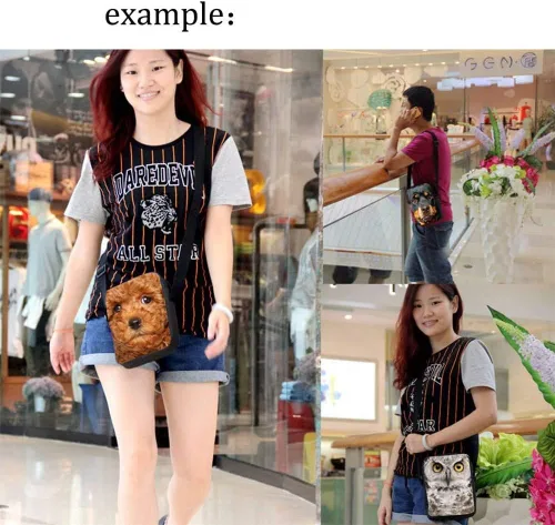 Vista 7 de WELLFLYHOM Bolso de mensajero de hombro pequeño cruzado personalizado para mujeres y niños bolsos de teléfono