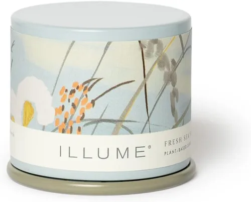 Vista 17 de Illume, Vela Leche de Coco Mango Demi Vanity Tin 3 onzas