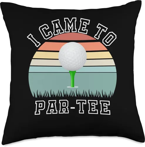 Vista 4 de I Came To Par-Tee, Golf Lover Golf Player Golfing Funny Golf Throw Pillow