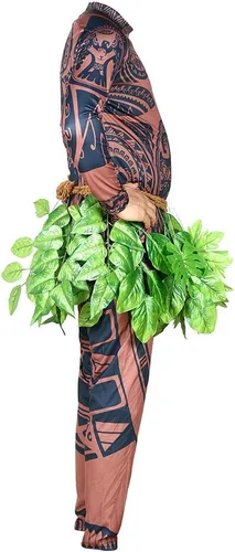 Vista 4 de Maui Tattoo Cosplay CostumePants Halloween Cosplay Costume Maui Costume Adult Men