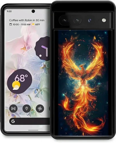 Vista 293 de Compatible con Google Pixel 4A 5G Mobile Case Creative Acrylic Panel trasero Silicona Protección Grip especialmente diseñado para Google Pixel 4A 5G