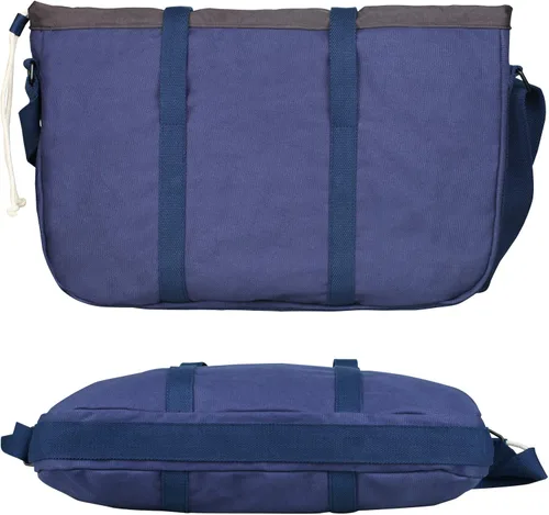 Vista 5 de Bolsa de transporte de lona retro para hombre y mujer, estilo casual, para el hombro