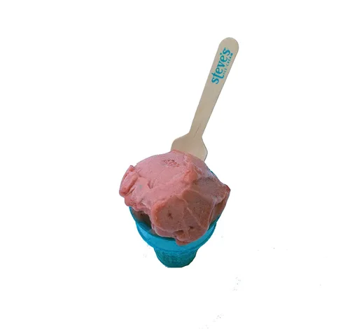 Vista 6 de Perfect Stix Cuchara de degustación de helado compostable. Mini cucharas de degustación de 3.5 pulgadas. Extremo cuadrado para helado y degustación.
