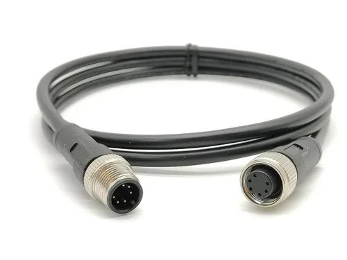 Vista 13 de Elecbee Conector M12 5 Pin A-Code Hembra a Hembra Cable terminado doble 1M/3.3ft