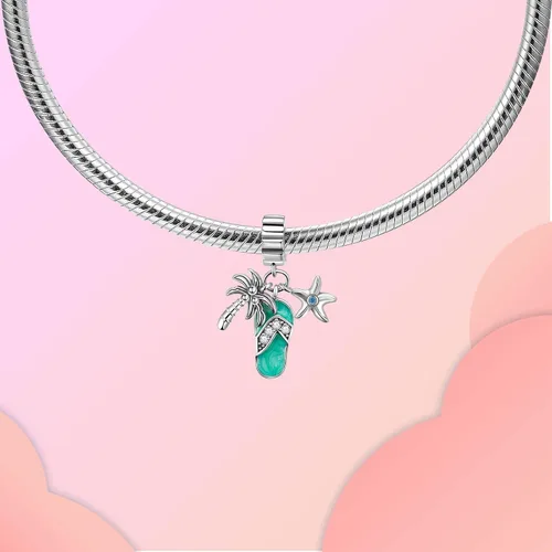 Vista 255 de LUXILLA Abalorio de plata de ley 925 para madre, hija, abuela, para familia, amor, madre, hija, abuela, para pulseras, collares, dijes, abalorios