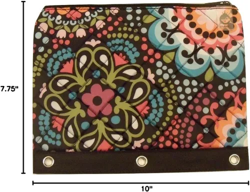 Vista 2 de Carolina Pad Studio C - Bolsa de almacenamiento acolchada para carpetas ~ Twilight Kaleidoscope