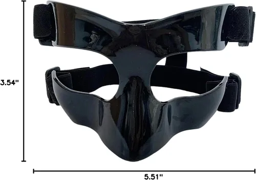 Vista 8 de kowaku Máscara de baloncesto, máscara facial, protector de nariz, protector facial para fútbol, boxeo
