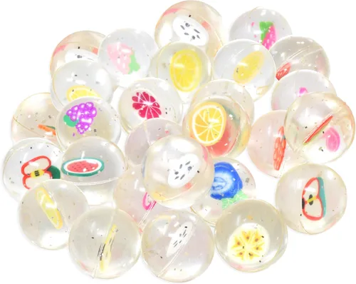 Vista 14 de Kiddie Play 25 Bouncy Balls for Kids Party Favors Bouncy Ball 27mm Superball Small Rubber Balls for Kids