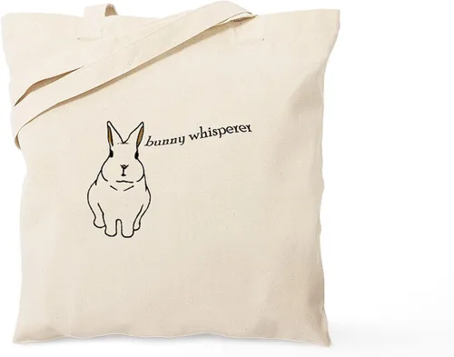 Vista 23 de CafePress Lop Eared Bunny - Bolsa de lona reutilizable beige, Caqui, S