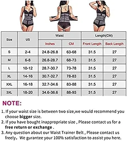 Vista 7 de Onlylover Entrenador de cintura para mujer, corsé de pérdida de peso, ajuste de cintura