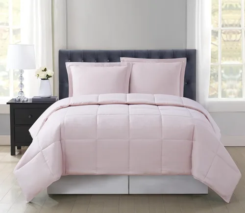 Vista 10 de TRULY SOFT Everyday - Juego de edredón reversible de poliéster negro de 2 piezas, tamaño individual XL, con temática de color sólido, para hombres