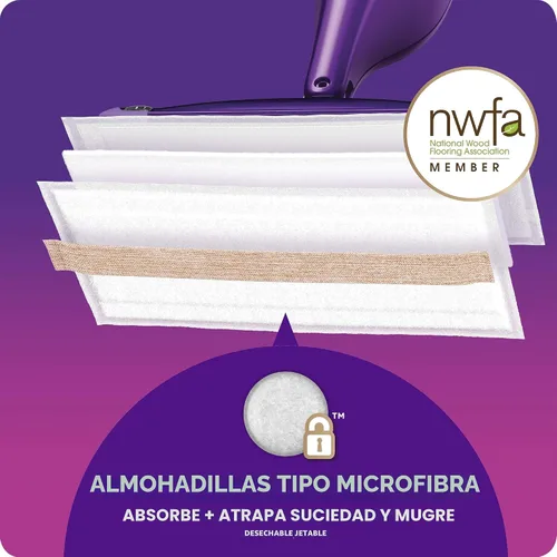 Vista 3 de Swiffer Wetjet - Recambios de tela de barrido de madera, 10