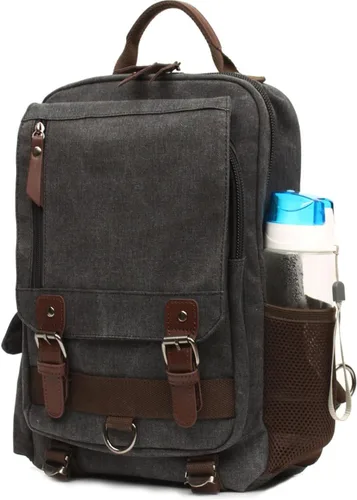 Vista 3 de Mygreen bolsa cruzada de lona, mochila de viaje