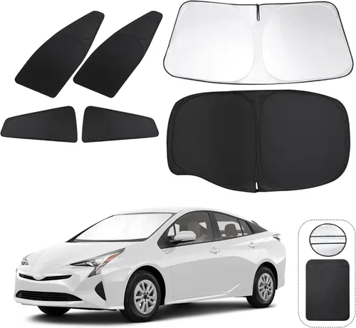 Vista 141 de TINGLU Persianas de ventana para Honda CR-V 2023-2026, accesorios para ventanas laterales de automóvil, parabrisas triangular, parasol para rayos UV