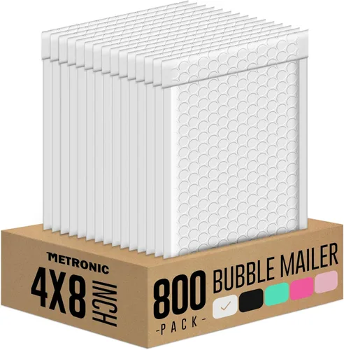 Vista 45 de Metronic Sobres de burbujas de 6 x 10 pulgadas, paquete de 100 sobres Azul