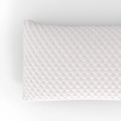 Vista 3 de ZenCloud - Almohada de espuma viscoelástica de gel calmante para dormir de lado, espalda y estómago, tamaño King, con extracto de cáñamo, relleno