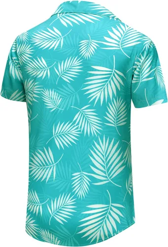 Vista 66 de KYKU - Camisa hawaiana funky para hombre, ropa tropical para vacaciones en Palm Beach