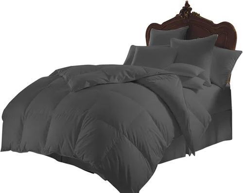 Vista 12 de Edredón acolchado ultrasuave de 1 pieza con costura en caja, alternativo, 300 GSM, 800 hilos, 100% algodón orgánico puro