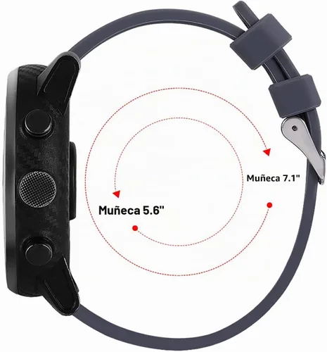 Vista 2 de Pulseras compatibles con Michael Kors Access Sofie/Sofie HR/Runway Smart Watch, correa de reloj de 0.709 in de ancho correas de silicona