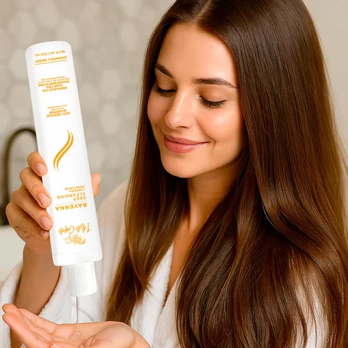 Vista 7 de I Belli Capelli Ravenna - Champú aclarador pretratamiento, champú aclarador para la acumulación -prepara la limpieza profunda del cabello, elimina