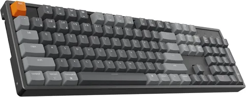Vista 9 de Keychron Teclado mecánico inalámbrico K10 de tamaño completo de 104 teclas, retroiluminación RGB intercambiable en caliente con interruptor marrón