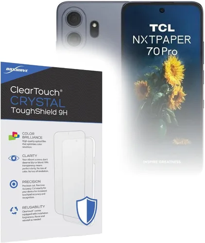 Vista 9 de BoxWave Protector de pantalla compatible con TCL NXTPAPER 70 Pro – ClearTouch Anti-Glare (2 unidades), antihuellas mate