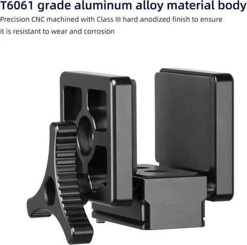 Vista 2 de FANAUE GS-01Arca Swiss Soporte para Silla de Rifle, Abrazadera de Trípode de Caza con Placa de Liberación Rápida, Soporte de Trípode de Tiro
