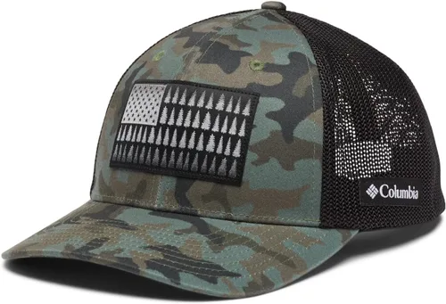 Vista 37 de Columbia Bola de malla unisex con bandera de árbol Verde oliva/azul marino universitario