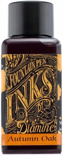 Vista 25 de Tinta embotellada para pluma estilográfica Diamine, 30 ml - Ámbar
