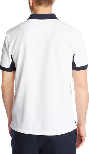 Vista 3 de Nautica - Camiseta estilo polo para hombre, de manga corta, ajuste clásico