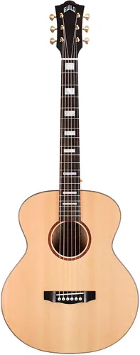 Vista 8 de Guild Guitarra eléctrica acústica junior jumbo Caoba