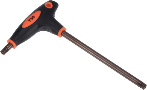 Vista 13 de uxcell T10 llave Torx a prueba de manipulación anti manipulación llave en T llave de doble extremo, acero S2