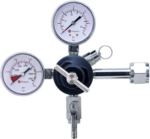 Vista 3 de Kegco Kit de conversión Kegerator de montaje en puerta de 1 grifo definitivo con tanque de CO2 de 5 libras