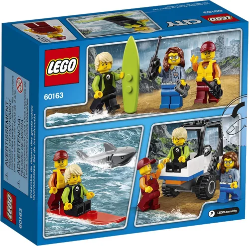 Vista 3 de LEGO City Coast Guard Coast Guard Starter Set 60163 Kit de construcción (76 piezas)