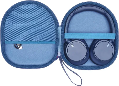 Vista 14 de XANAD Funda compatible con auriculares Sony WH-CH720N WH-CH520 con cancelación de ruido, color negro Compatible with