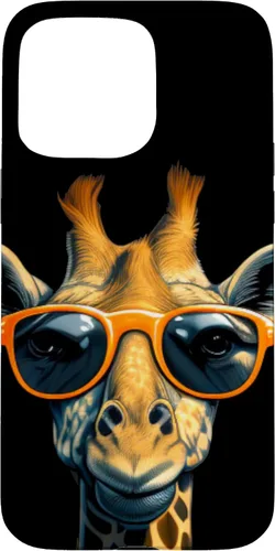 Vista 30 de Funny Giraffe with Sunglasses Case for iPhone 17