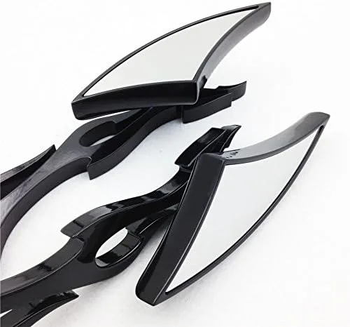 Vista 3 de SMT-Blade Spear - Mini espejos laterales compatibles con Harley Black Nuevo [B00RW3OHFW]